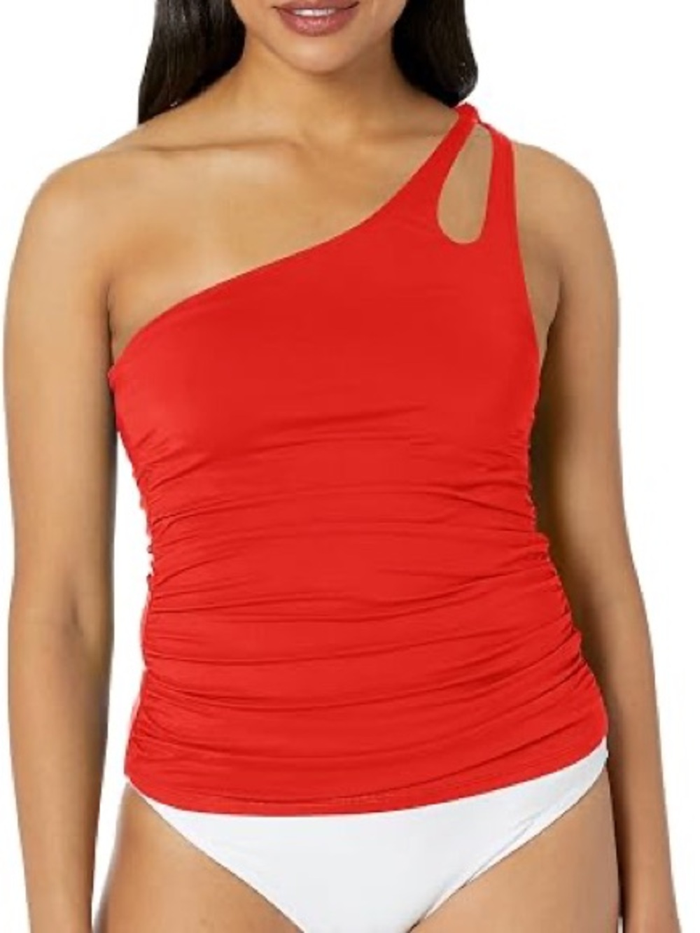 La Blanca Island Goddess One Should Tankini Top XL
